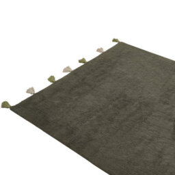 Beliani Kids Rug Kodinhi  Dark Green 140 X 200 Cm Cotton - thumbnail 4