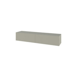 "Decortie Francy Wall-Mounted Tv Unit Modern Media Centre Tv Cabinet 42"" Ash Green 135Cm" - thumbnail 2