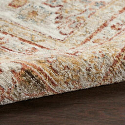 Rust Traditional Bordered Geometric Easy To Clean Rug For Dining Room Bed Room And Living Room-160Cm X 234Cm - thumbnail 6