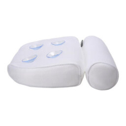 Taylor & Brown Spa Bath Pillow - Extra Thick, Soft Head, Neck & Back Support, Non-Slip, Fits Any Tub (38X35Cm, White) - thumbnail 7