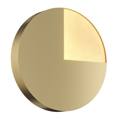 Luminosa Lighting Luminosa Jupiter Modern Integrated Led Wall Lamp Brass, 3000K - image 1