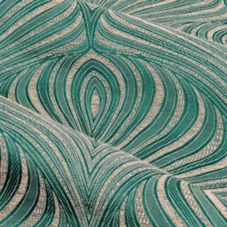 Paoletti Gatsby Jacquard Room Darkening Eyelet Curtain Pair Emerald (W)117Cm X (D)137Cm - thumbnail 4
