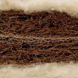 The Tiny Bed Company Tiny Dreamer Natural - Coconut Coir & 100% Wool Moses Mattress (74 X 28Cm) - thumbnail 3