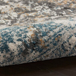 Grey Multicoloured Abstract Modern Easy To Clean Dining Room Bedroom & Living Room Rug-122Cm X 183Cm - thumbnail 7