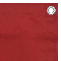 Berkfield Balcony Screen Red 120X400 Cm Oxford Fabric - thumbnail 3