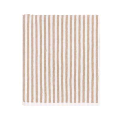 Yard Hebden Striped 100% Cotton Bath Towel, Natural, 70 X 130Cm - image 1