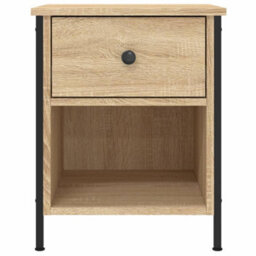 Berkfield Bedside Cabinet Sonoma Oak 40X42X50 Cm Engineered Wood - thumbnail 6