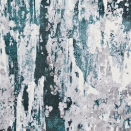 Grey Green Abstract Modern Easy To Clean Abstract Rug For Dining Room-120Cm X 170Cm - thumbnail 3