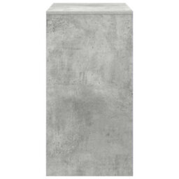 Berkfield Computer Desk Concrete Grey Particle Board With Concrete-Like Finish - thumbnail 5