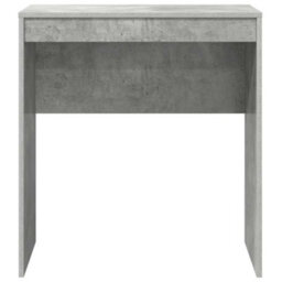 Berkfield Computer Desk Concrete Grey Particle Board With Concrete-Like Finish - thumbnail 4