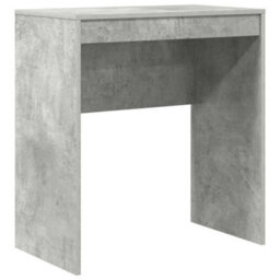 Berkfield Computer Desk Concrete Grey Particle Board With Concrete-Like Finish - thumbnail 2