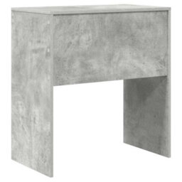 Berkfield Computer Desk Concrete Grey Particle Board With Concrete-Like Finish - thumbnail 6