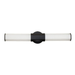 Luminosa Lighting Elstead Hinkley Facet Integrated Led Bathroom Wall Lamp Matte Black, 3000K, Ip44