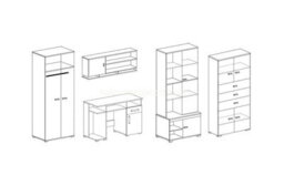 "Arte Sophisticated Nelly Entertainment Unit For Tvs Up To 49"" - Comprehensive Storage Solution 3500mm X 2020mm X 520mm" - thumbnail 3