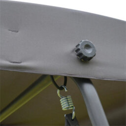 3 Seater Grey Garden Swing Hammock With Canopy - thumbnail 5