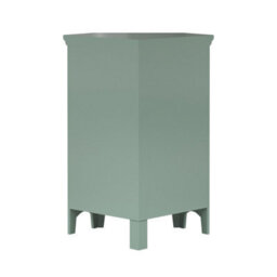 Teamson Home Freestanding Wooden Bathroom Corner Floor Cabinet, Bathroom Furniture, Bathroom Storage, Sage Green - thumbnail 5