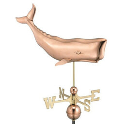 Good Directions Farmhouse Copper Whale Weathervane - H89 X W64 X L44 Cm - thumbnail 1