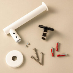 Cosmic Toilet Roll Holder, Glossy Gold Pvd, Architect S+ Collection - thumbnail 4