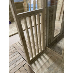 Marlborough - 8 X 8 Pressure Treated T&g Apex Wooden Summerhouse + Overhang + Verandah + Lock & Key (8' X 8') / (8Ft X 8Ft) (8X8 ) - thumbnail 8