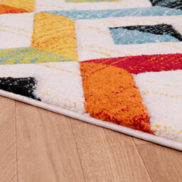 Multicolored Easy To Clean Modern Geometrical Rug For Living Room, Bedroom, Dining Room - 120Cm X 170Cm - thumbnail 4