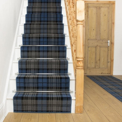 Tartan Stair Runner - Soft & Durable Carpet Runner For Stairs & Staircases, Multiple Lengths - image 1