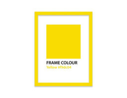 A3 Yellow Picture Frame With Mount For A4 (21 X 29.7Cm -8.3 X 11.7In) Poster, Photo, Artwork, Or Print. - thumbnail 3
