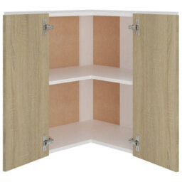 Vidaxl Hanging Corner Cabinet Lyon Sonoma Oak 57X57X60 Cm Engineered Wood - thumbnail 5