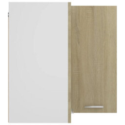 Vidaxl Hanging Corner Cabinet Lyon Sonoma Oak 57X57X60 Cm Engineered Wood - thumbnail 6