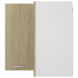 Vidaxl Hanging Corner Cabinet Lyon Sonoma Oak 57X57X60 Cm Engineered Wood - thumbnail 7