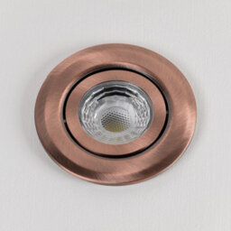 Antique Copper 6W Led Downlight - 3K Warm White - Dimmable & Tilt Ip44 - Se Home - thumbnail 2