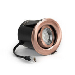 Antique Copper 6W Led Downlight - 3K Warm White - Dimmable & Tilt Ip44 - Se Home