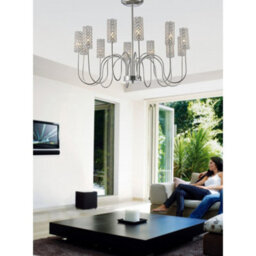 Luminosa Lighting Luminosa Martina Pendant 12 Light G4 Polished Chrome/crystal, Not Led/cfl Compatible - thumbnail 3