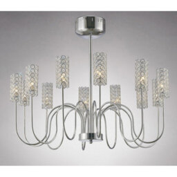 Luminosa Lighting Luminosa Martina Pendant 12 Light G4 Polished Chrome/crystal, Not Led/cfl Compatible - thumbnail 2