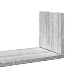 Berkfield Wall Shelves 3 Pcs Grey Sonoma 80X18X18 Cm Engineered Wood - thumbnail 7
