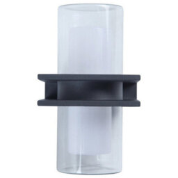 CGC Lighting Elise - Cgc Dark Grey Double Cylinder Led Outdoor Wall Light - thumbnail 3