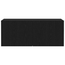 Berkfield Tv Wall Cabinet Black Oak 100X30X41 Cm Engineered Wood - thumbnail 6