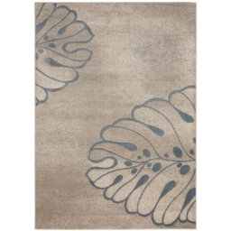Beige,floral Luxurious Modern Easy To Clean Rug For Bedroom & Living Room-66 X 229Cm (Runner) - thumbnail 8