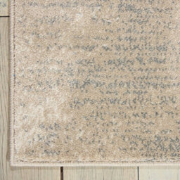 Beige,floral Luxurious Modern Easy To Clean Rug For Bedroom & Living Room-66 X 229Cm (Runner) - thumbnail 4