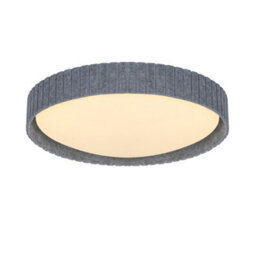 Nordlux Corato Plastic Ceiling Light Felt Grey,mains - thumbnail 1