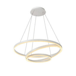 Lucide Triniti Modern Pendant Light 80Cm - Led Dim. - 3000K - White - thumbnail 1