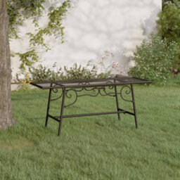 Berkfield Tree Bench 110 Cm Black Steel