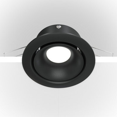 Luminosa Lighting Luminosa Maytoni Yin Recessed Downlight Black Gu10 - image 1
