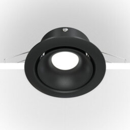 Luminosa Lighting Luminosa Maytoni Yin Recessed Downlight Black Gu10 - thumbnail 1