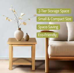 Hallowood Furniture Waverly Oak Side Table (Pair) - thumbnail 5
