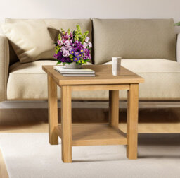 Hallowood Furniture Waverly Oak Side Table (Pair) - thumbnail 8