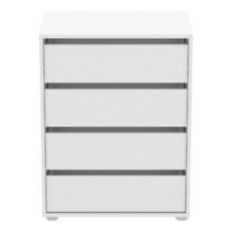 FurniComp LTD Furnicomp Dallas Universal 4 Drawers Matt White 60Cm Large Internal Chest Of Drawers For Wardrobes - thumbnail 2