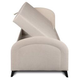 Heze Furniture Ping Day Bed Chaise Lounge With Storage - Beige (Mavel23) - thumbnail 2