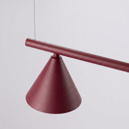 Sollux Lighting Nox Steel Burgundy 4 Lights Modern Chandeliers - thumbnail 6