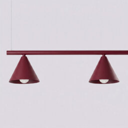 Sollux Lighting Nox Steel Burgundy 4 Lights Modern Chandeliers - thumbnail 5