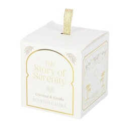 Something Different The Story Of Serenity Vanilla And Coconut Candle White (One Size) - thumbnail 3